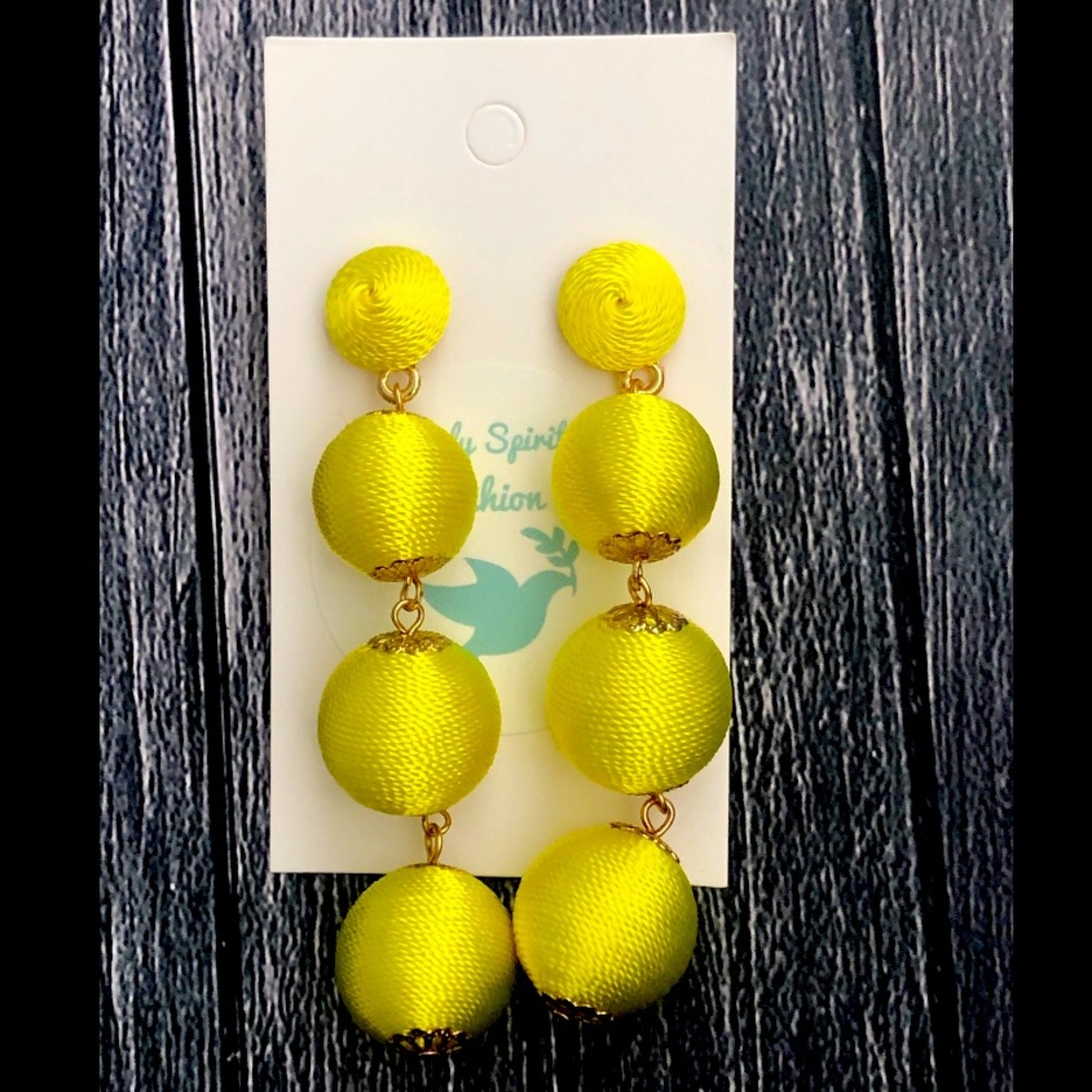 “Yellow Sun” Earrings
